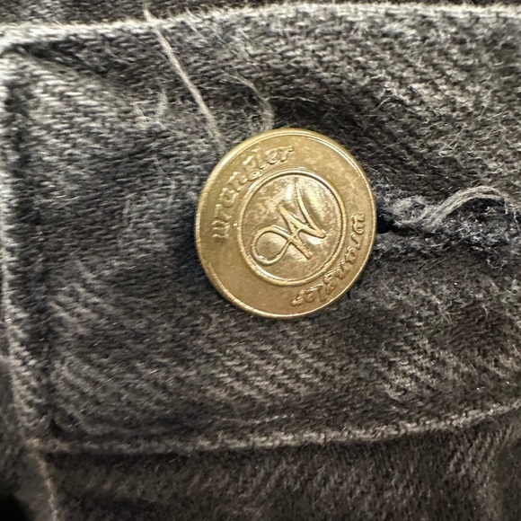 Vintage Wrangler for Women Black High Waisted Jeans Sz 14 x 34 USA 100% Cotton - Picture 4 of 10